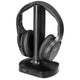 Trevi FRS 1480 R Cuffia per TV wireless a radiofrequenza ricaricabile, portata fino a 30 metri, ingresso stereo jack 3.5 mm e digitale ottico, cavo incluso