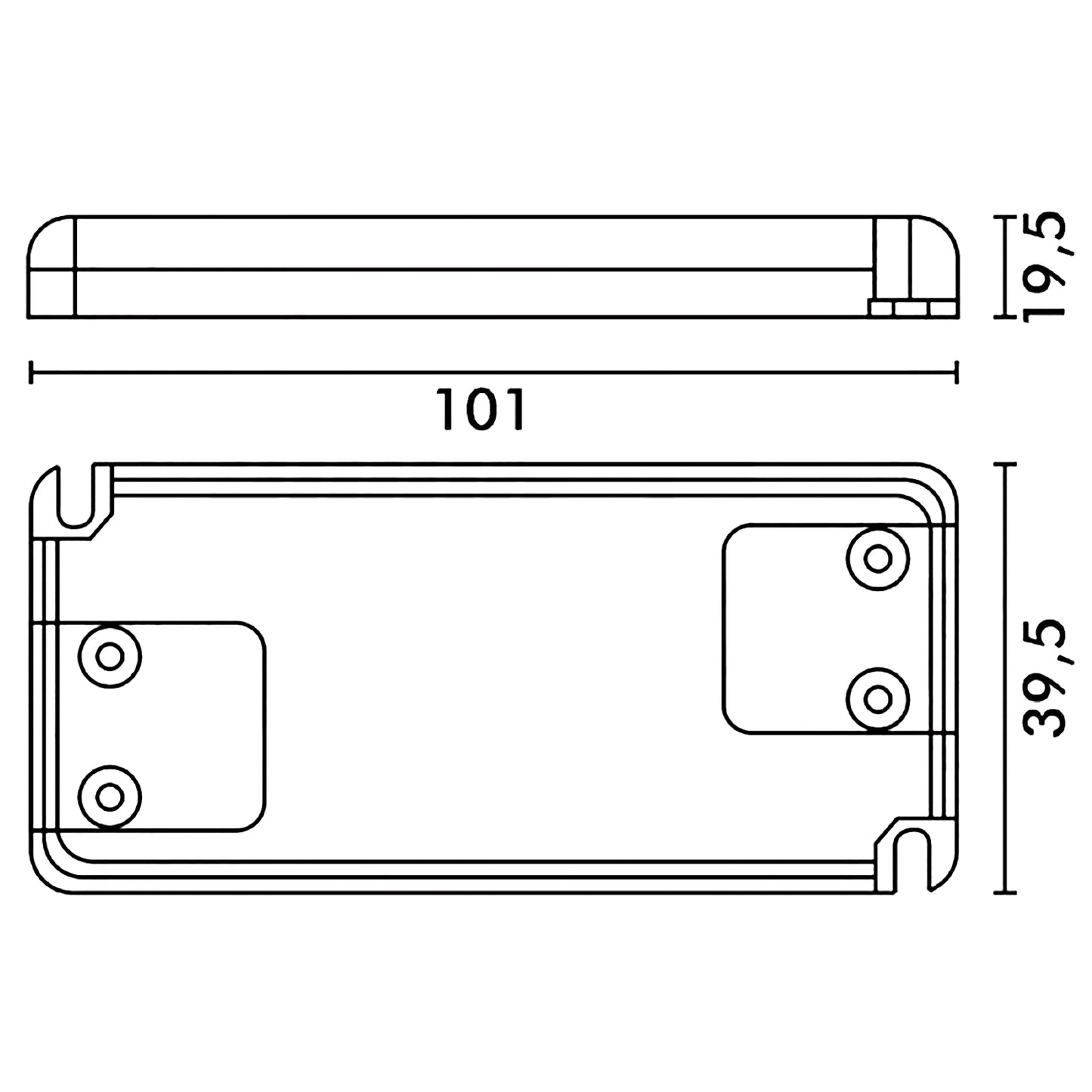 Alpha Elettronica KL200015-12 Alimentatore per LED a tensione costante 15W 12Vdc, trasformatore professionale senza sfarfallio per striscia LEDs, morsetti a vite, tensione d'ingresso 200 - 240 Vac