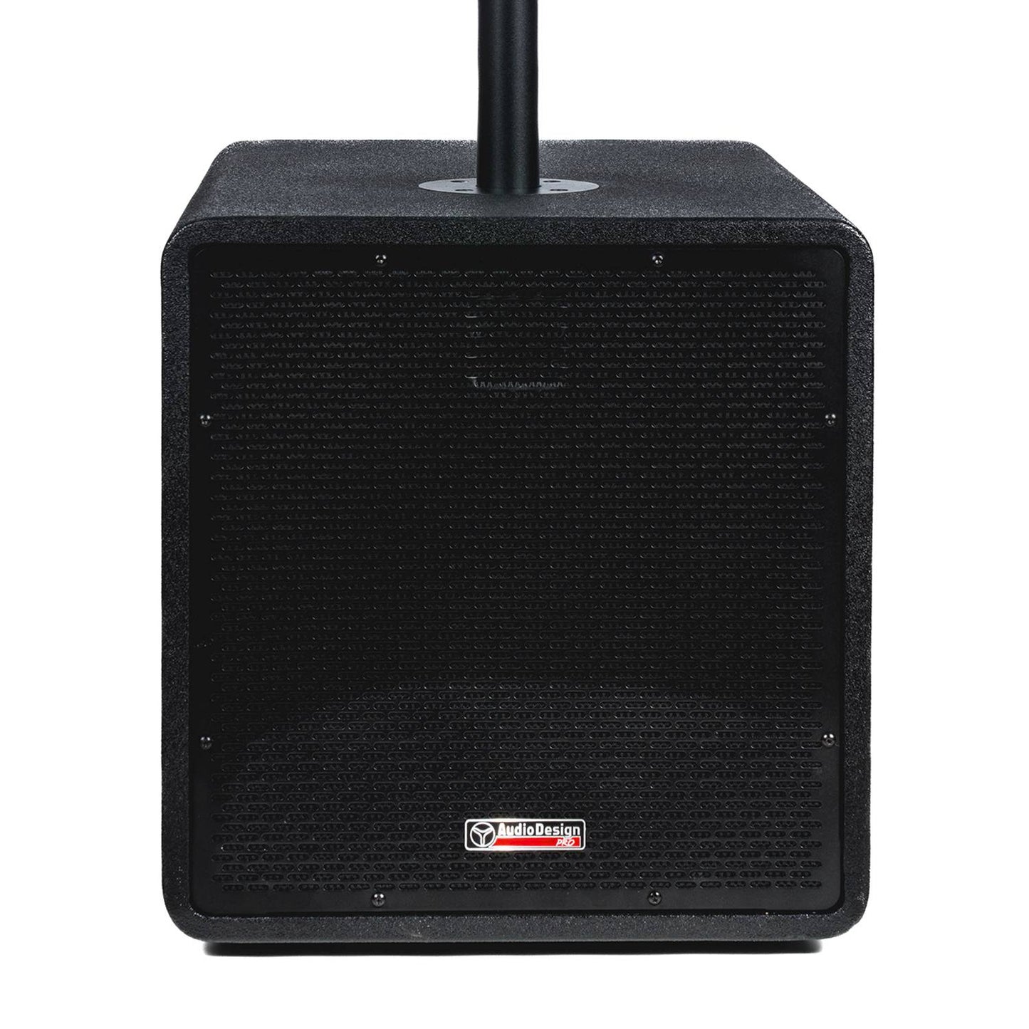 AudioDesign Pro Combo 1265 Sistema Attivo Subwoofer e cassa altoparlante satellite amplificata professionale con Bluetooth e Lettore USB, 2 ingressi Mic / Line, presa AUX, RCA, Link Out, TWS, nero