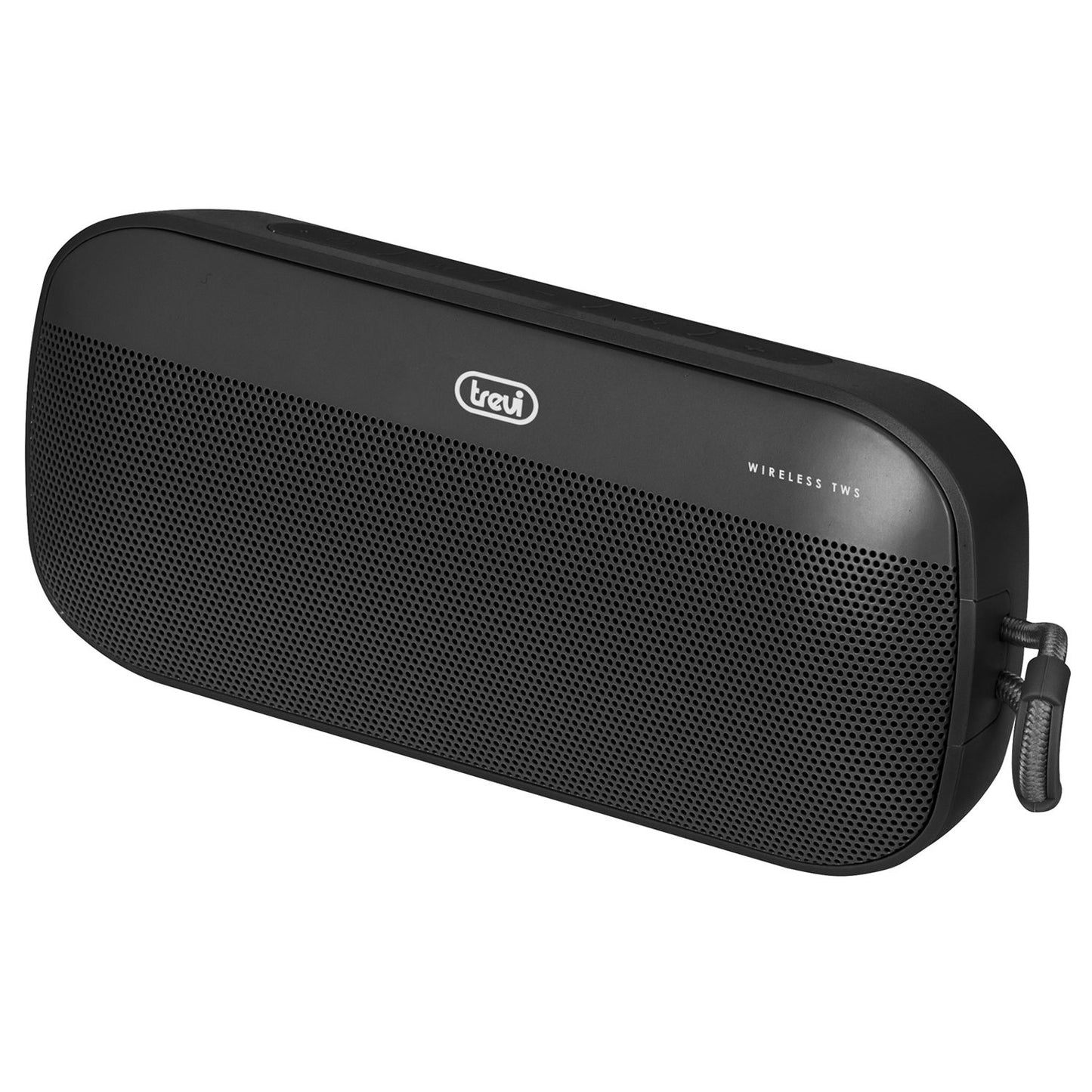 Trevi XR 8A18 Altoparlante Wireless 12W, cassa bluetooth portatile a batteria con connettività Lettore MP3 USB e Micro SD, ricaricabile tramite presa USB type-C, nero
