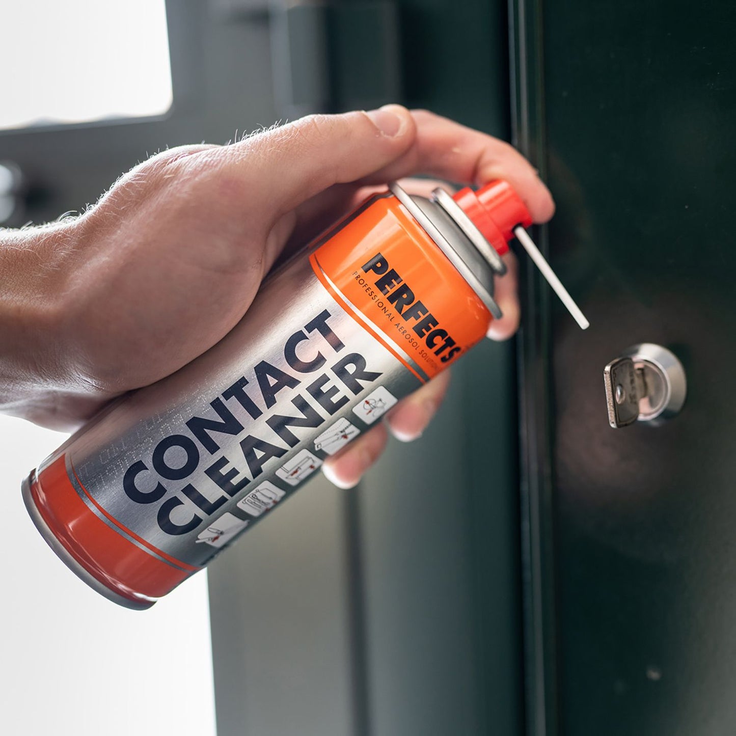 Perfects Confezione da 10 Spray pulitore oleoso professionale per contatti elettrici da 200ml, Lubrificante, Impermeabilizza contro l'umidità e lo sporco, Elimina ossido e resistenze di contatto