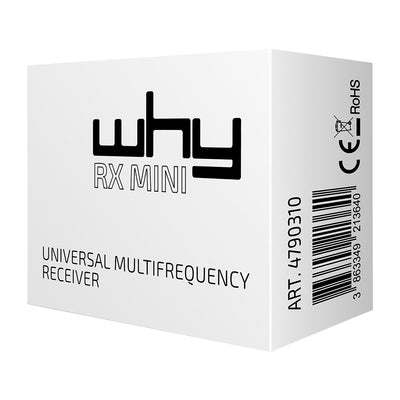 WHY-RX MINI Ricevitore multifrequenza universale da 433.92 a 868 MHz