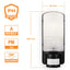 Applique da parete con sensore di movimento PIR, lampada automatica 60W 220V faretto da esterno con tempo di accensione e intensità della luce regolabile, luce notturna per giardino impermeabile IP44