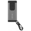 Velamp Wilson Torcia COB 300 lumen in alluminio resistente con batteria da 1200mAh ricaricabile tramite USB-C, moschettone portachiavi incluso