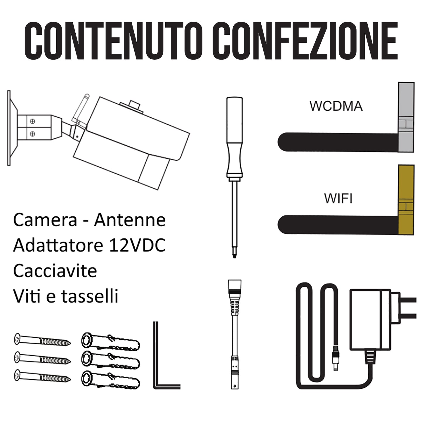 iSnatch Hey Cam 3G Telecamera IP Wi-fi Smart da esterno HD 720P con slot SIM e Micro SD, LED infrarossi per visione notturna e rilevatore di movimento, impermeabile