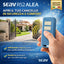 Seav RS2 Alea Telecomando apricancello ad ampio raggio 433.92MHz con 2 tasti, radiocomando a 2 canali, telecomando portone cancello garage saracinesca, trasmettitore rolling code, made in Italy