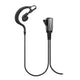 Polmar MA-17 Auricolare con microfono per radio ricetrasmittenti Gemini e Cube, clip integrata, nero