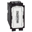 Bticino Living Now K4003 Interruttore con morsetti vite e piastrina, 250V 10A, illuminabile, 1 modulo, controllo illuminazione e altro, completabile con cover della stessa linea