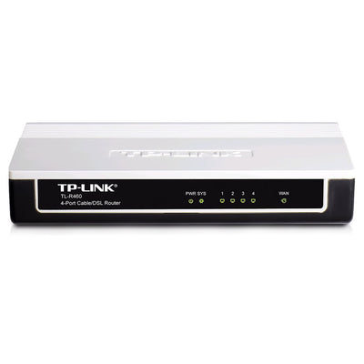 TP-LINK TL-R460 Router cablato Fast Ethernet con 4 porte LAN 10/100 Mbps, Firewall integrato e controllo accessi