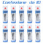 Perfects Confezione da 10 Spray pulitore sgrassante secco professionale per contatti elettrici da 200ml, Deterge e sgrassa dallo sporco, Elimina ossido e resistenze di contatto