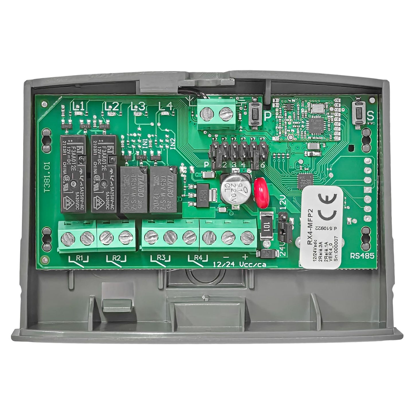 WHY EVO RX4 MULTI Ricevente universale multifrequenza 4 canali, 400 codici memorizzabili