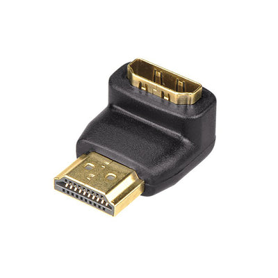 GBC Adattatore HDMI 4K ad angolo, High Speed con Ethernet, HDMI Maschio Femmina, adattatore HDMI per prolunghe