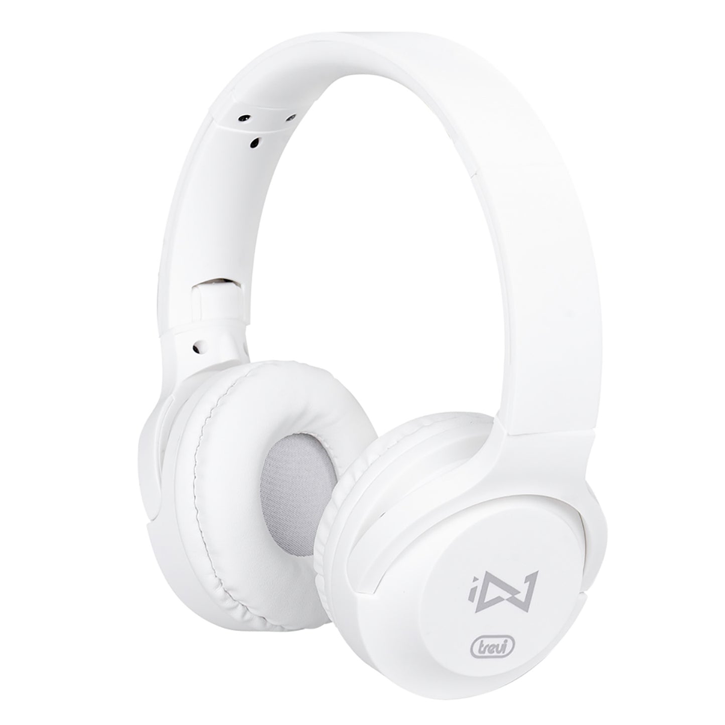 Trevi DJ 601 M Cuffie ad archetto pieghevoli digital stereo con cavo 1,2m jack 3,5 mm, microfono integrato, tasto di risposta, imbottitura soffice