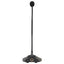 Fonestar Microfono da tavolo a condensatore unidirezionale professionale con interruttore, stelo flessibile, base microfonica da scrivania per conferenze, cavo bilanciato 5m, funzione PTT push to talk
