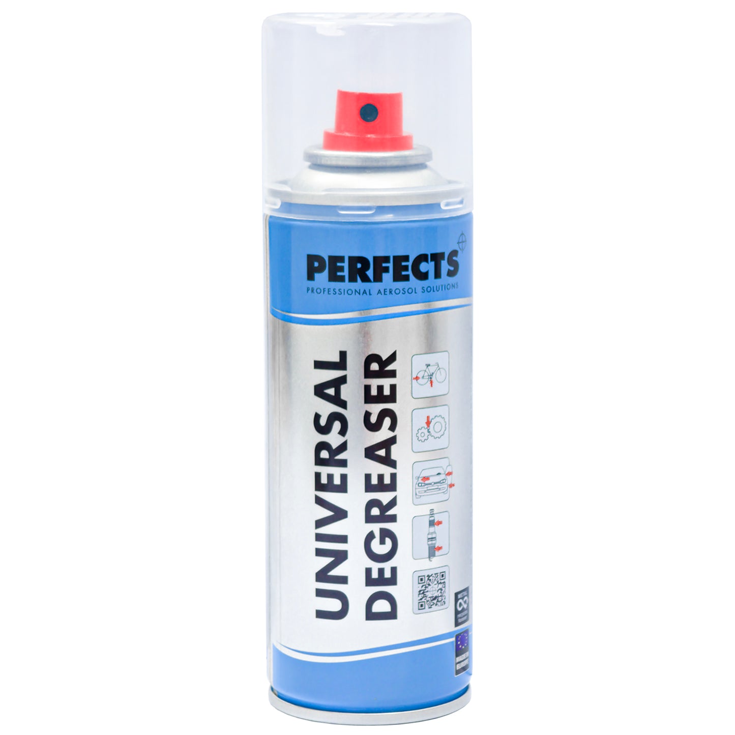 Perfects Confezione da 10 Spray pulitore sgrassante secco professionale per contatti elettrici da 200ml, Deterge e sgrassa dallo sporco, Elimina ossido e resistenze di contatto