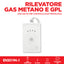iSnatch Rilevatore di Gas Metano e GPL conforme alla normativa EN50194-1 con allarme sonoro 85db e visivo, sensore con durata di 5 anni per fughe di gas naturale, propano, butano