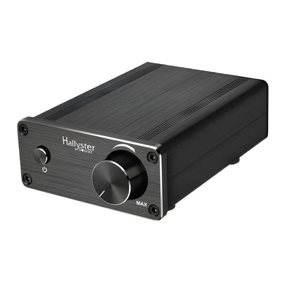 Hallyster sound DDA-40 Mini amplificatore audio digitale classe D 2x20W, amplificatore Hi-Fi a 2 canali stereo, alimentatore incluso