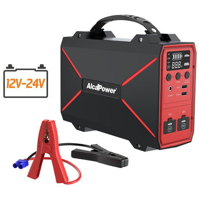 Alcapower Avviatore di Emergenza per veicoli con batteria da 12V e 24V, Jump starter spunto 4000A, Power bank 42.000mAh, Torcia LED integrata, adatto per Auto Moto Camion Furgone Camper Barca piccola