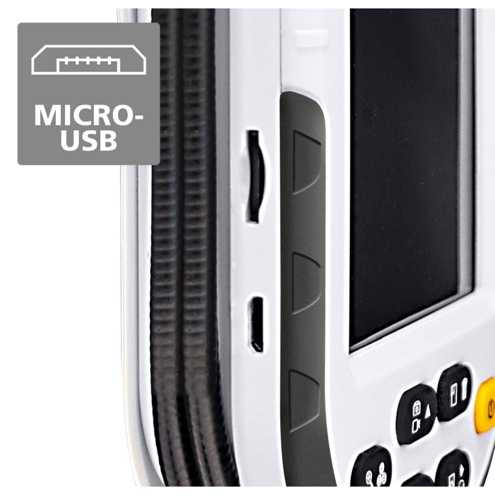 Laserliner Sistema per videoispezione con telecamera sonda flessibile da 1 metro e display ampio da 4.3", videocamera HD dotata di LED, custodia gancio magnete e specchio inclusi