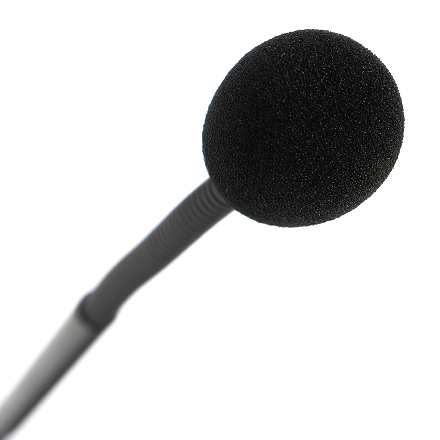 Fonestar Microfono da tavolo a condensatore unidirezionale professionale con interruttore, stelo flessibile, base microfonica da scrivania per conferenze, cavo bilanciato 5m, funzione PTT push to talk