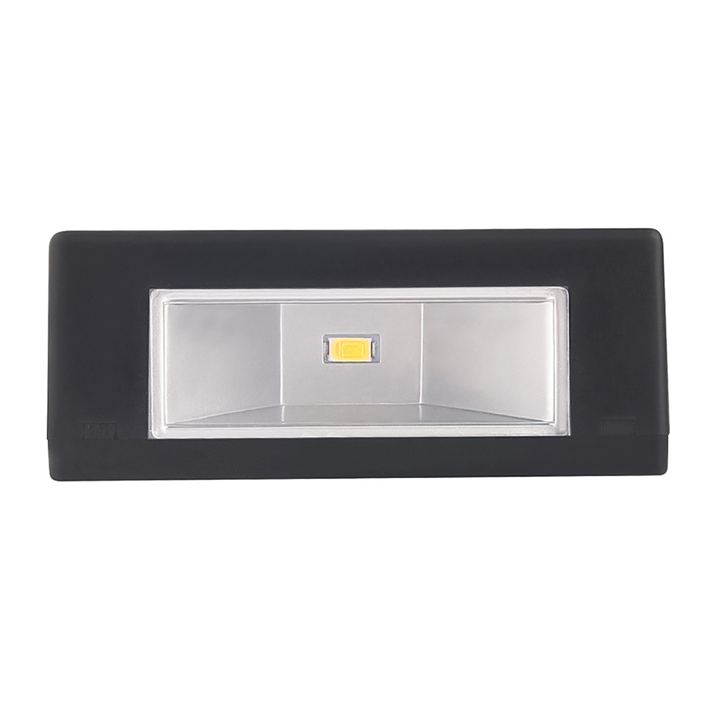 Rexer Camy Set da 2 Applique LED da parete a energia solare con sensore crepuscolare, lampada da esterno resistente alle intemperie, impermeabile IP44, nero, luce bianco caldo 300K, LED sopra e sotto