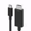 iSnatch Cavo adattatore da HDMI a USB-C per collegamento di Smartphone Tablet PC TV Monitor, connettori in Nichel placcati oro, risoluzione UHD 4K, cavo schermato da 2 metri, nero