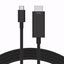 iSnatch Cavo adattatore da HDMI a USB-C per collegamento di Smartphone Tablet PC TV Monitor, connettori in Nichel placcati oro, risoluzione UHD 4K, cavo schermato da 2 metri, nero