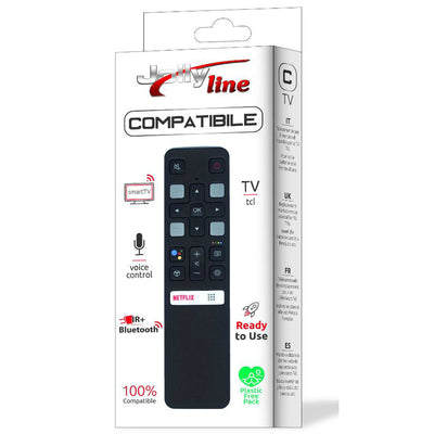 Jolly Line Tcl compatible voice control smart TV remote control ready to use