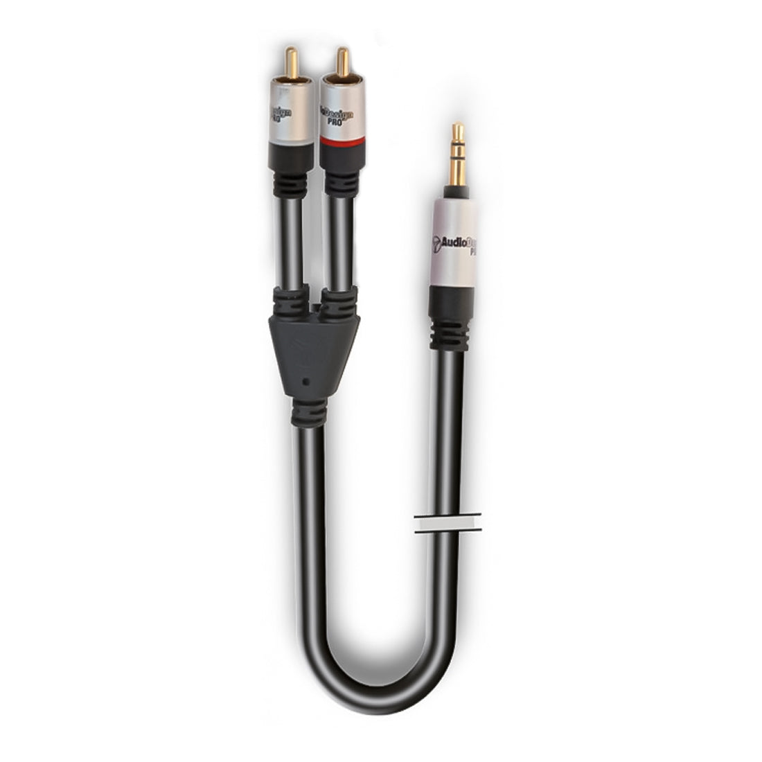 Audiodesign X-Pro audio adapter cable 1.5m converter from 1 3.5mm jack male to 2 RCA male