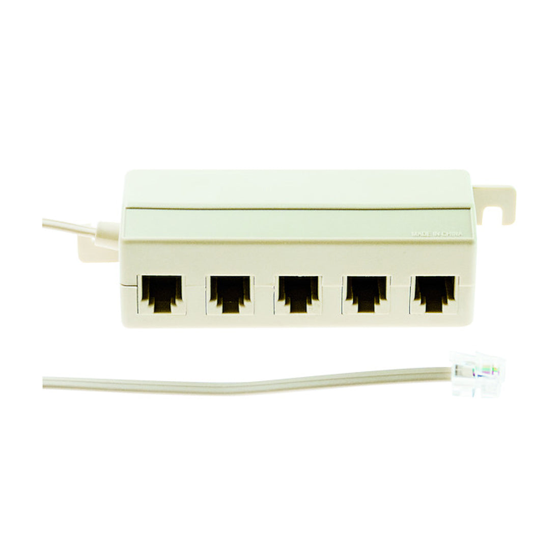 Life Modular multiple socket adapter 1 plug 5 Pin to Pin sockets for telephone network