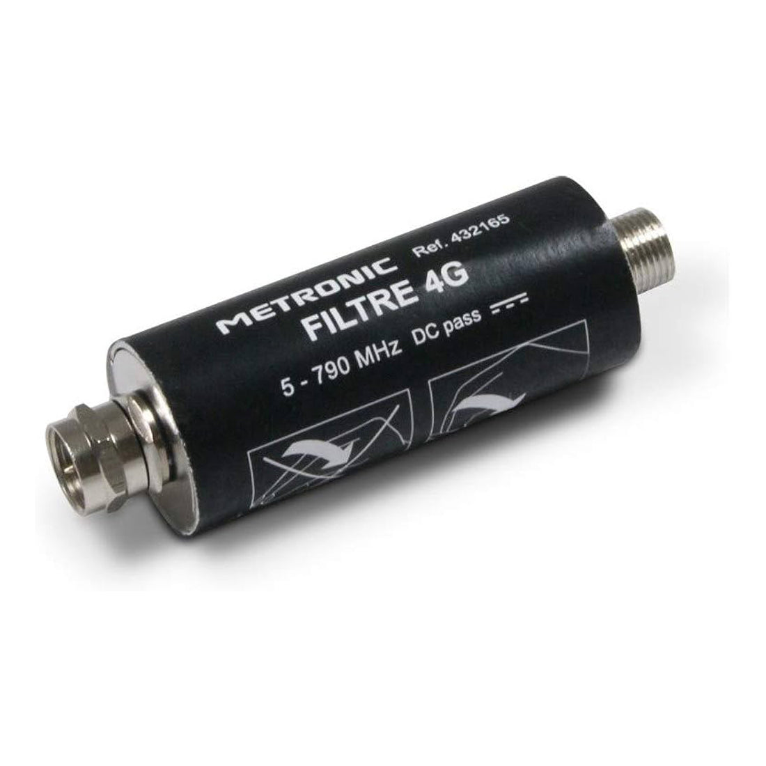 Metronic Filtro da interno 4g lte mas/fem spina a F 432165