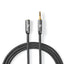 Nedis Stereo Audio Cable, 3.5mm Jack Male and 3.5mm Female, Gold Plated 5m