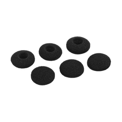 Coussinets en mousse pour écouteurs Monacor 6pcs Noir, Coussinets d'oreille