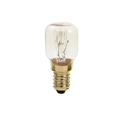 BEGHELLI Lampadina alogena piccola pera, lampadina per frigorifero attacco E14, 10W, 54lm