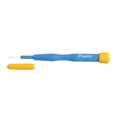 PRO'SKIT Ceramic Tip Screwdriver 0.4x0.9 for High Frequency Circuit Adjustment