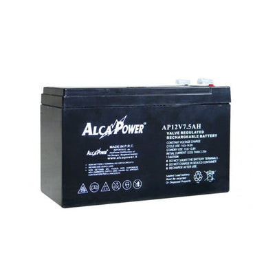 Alcapower Pila 7 Ah, batteria Ricaricabile Ermetica 12V, 151x65xH94 mm 204034