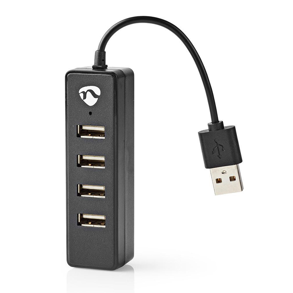 Nedis USB 2.0 multiport hub, 4 USB-A input ports, plug&amp;play, USB power strip