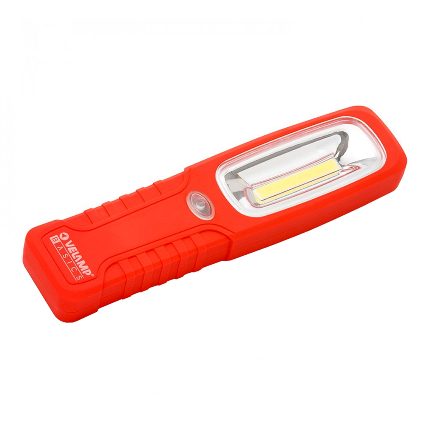 Velamp Battery-powered COB LED torch, 120° adjustable hook, lamp with magnet, rear magnetic support