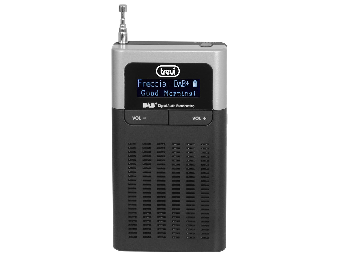 Trevi Radio portatile DAB DAB+ con stazioni FM, orologio e sveglia programmabile