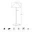 Kelù Lampe de table LED sans fil, lampe d'extérieur portable, avec batterie USB rechargeable, H35 cm or
