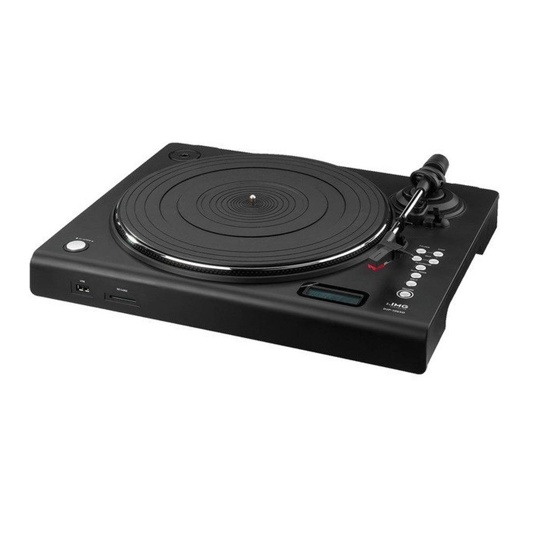 Platine vinyle stéréo HI-FI ZZIPP avec port USB, emplacement pour carte SD DJP106SD