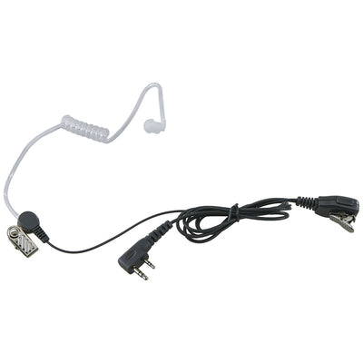 Polmar Air ear microphone with Kenwood type connector for two-way radios