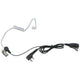 Microphone auriculaire Polmar Air avec connecteur de type Kenwood pour radios bidirectionnelles