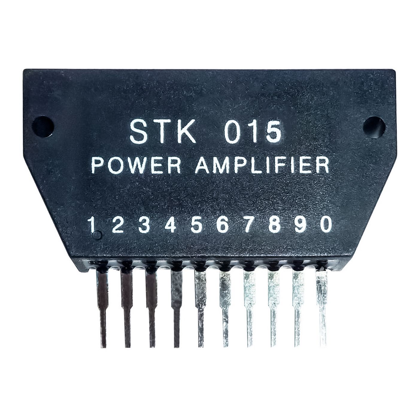 STK015 componente elettronico, circuito integrato, transistor, amplificatore di potenza, power amplifier, 10 contatti