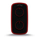WHY EVO MINI Multi-frequency rolling code remote control from 280 to 868 MHz, programmable self-learning gate opener, wide-range radio control with 4 buttons, vulcan red