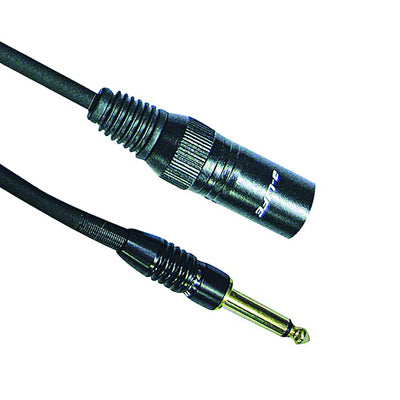 Life Audio cable Jack plug 6.3 mm mono and Cannon plug, microphone cable, XLR cable 1.5 meters