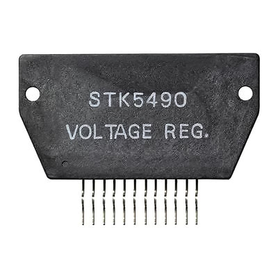 STK5490 electronic component, integrated circuit, transistor, voltage regulator, 15 contacts