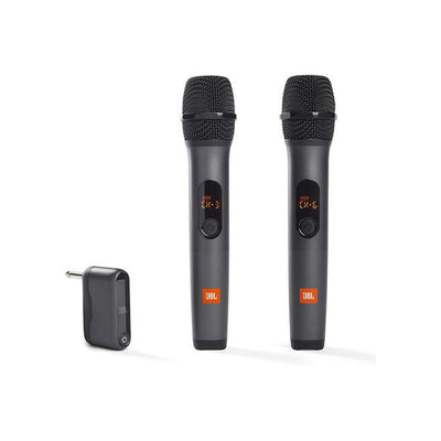 JBL Wireless microphone set, kit of 2 battery-powered wireless microphones with 6 hours of battery life