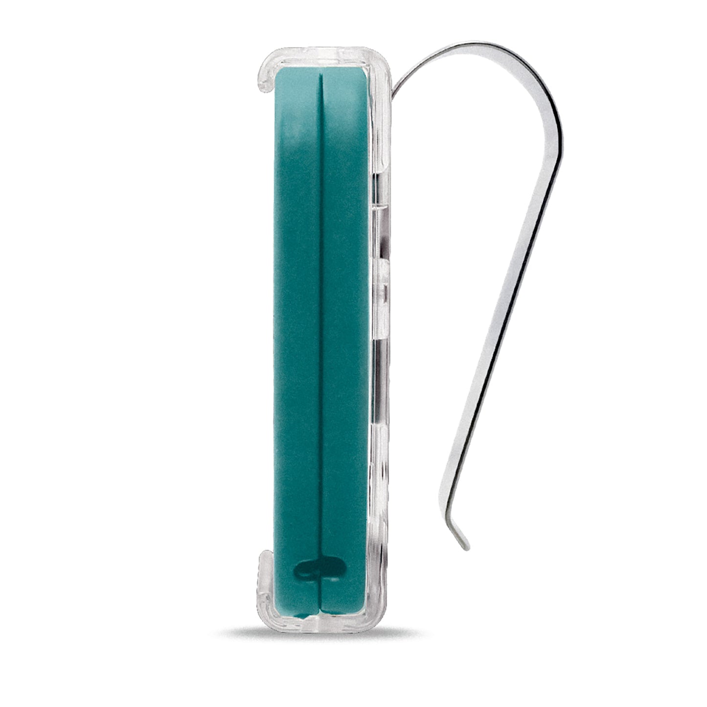 WHY EVO MINI Multi-frequency rolling code remote control from 280 to 868 MHz with Visor Clip, programmable self-learning gate opener, wide-range remote control with 4 buttons, pure emerald blue
