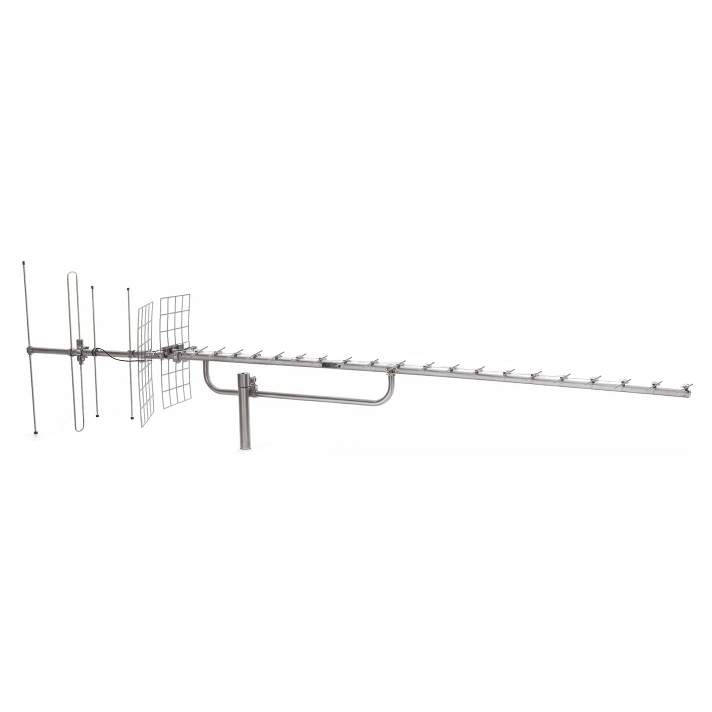 Metronic Antenna UHF, VHF ed FM, antenna digitale terrestre a 28 elementi, guadagno 20db